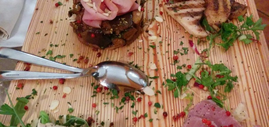Fischplatte im Restaurant Baglio Dei Mille