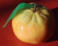Mandarine aus Marzipan