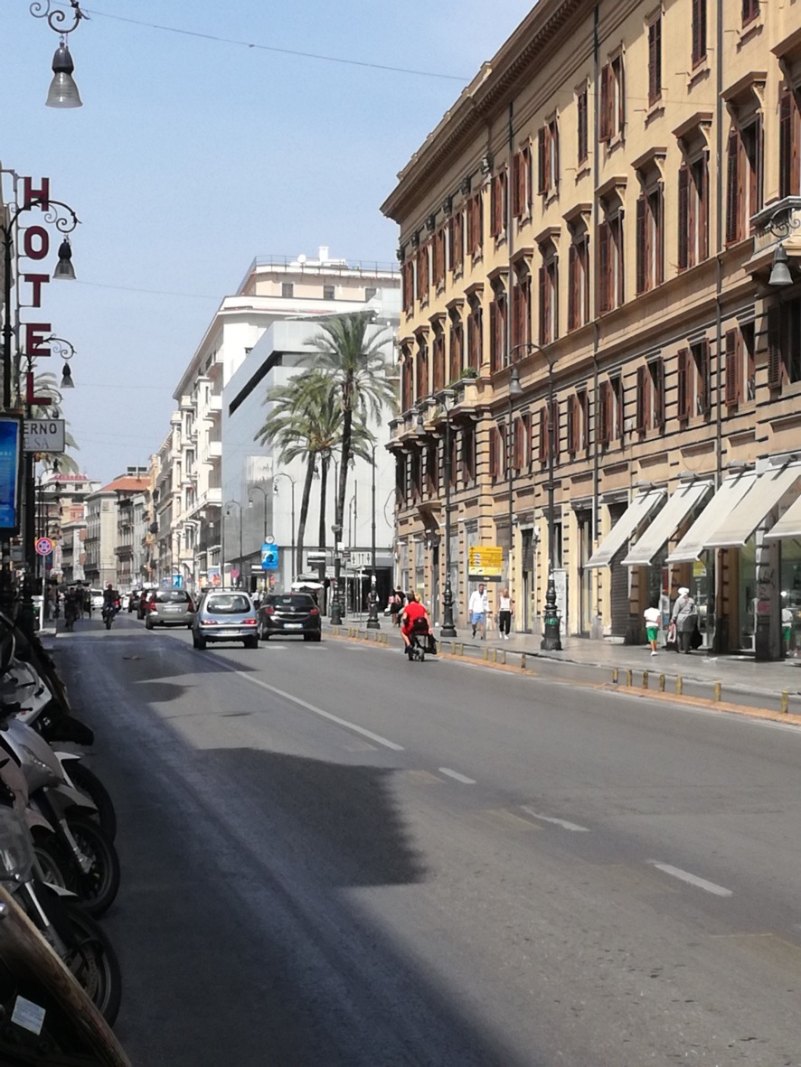 Einkaufsstraße von Palermo