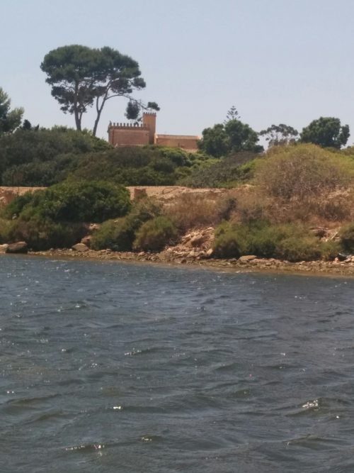 Mozia oder Isola San Pantaleo mit Blick auf das Museum