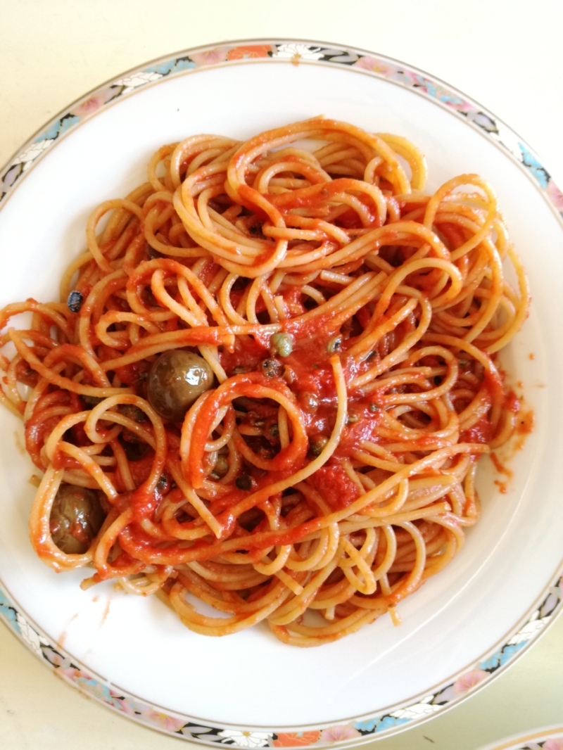 Spaghetti mit selbst gesammelten Patelle