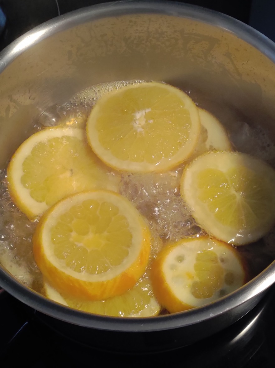 Orangenscheiben kochen
